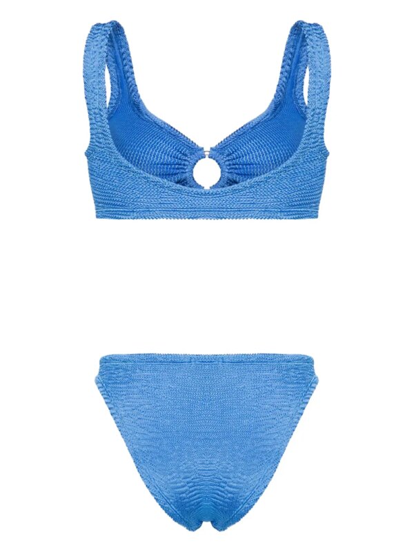PARAMIDONNA Irina seersucker bikini - Blauw