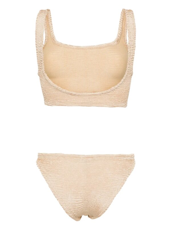 PARAMIDONNA Emily seersucker bikini - Beige