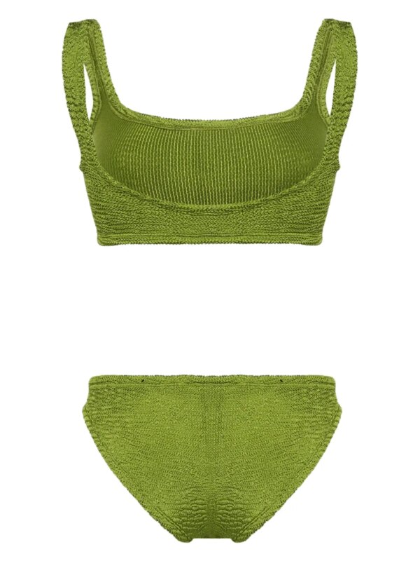 PARAMIDONNA Emily seersucker bikini - Groen