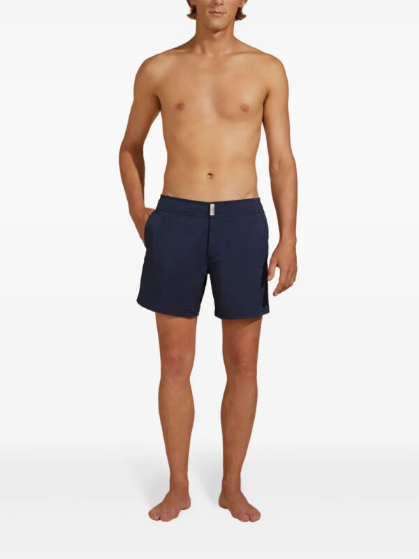 Vilebrequin Zwembroek met logopatch - Blauw