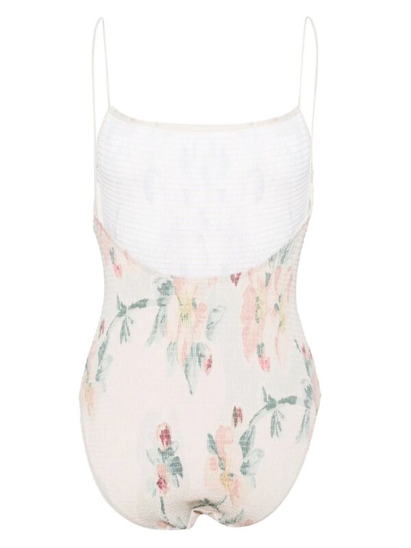 TOTEME Badpak met bloemenprint - Beige