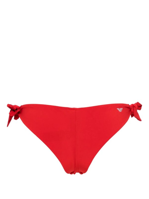 Emporio Armani Bikinislip met gestrikte zijkant - Rood