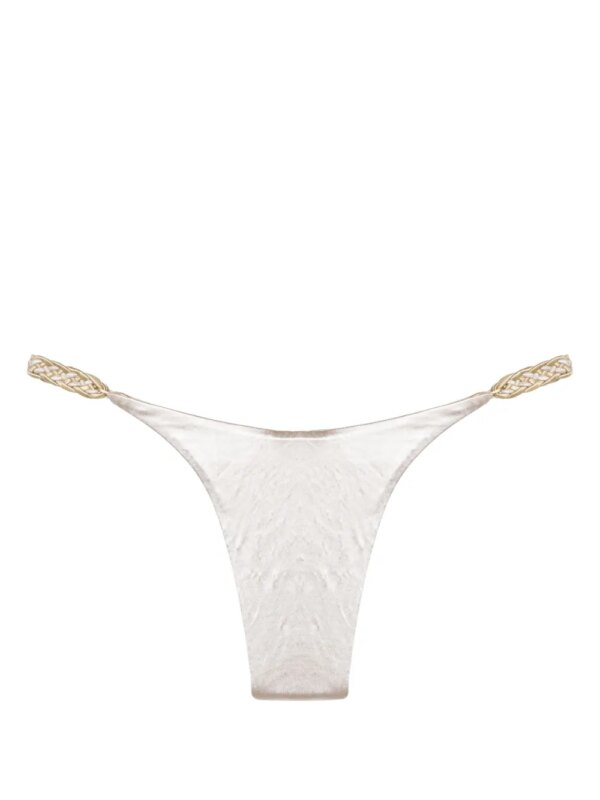 Isa Boulder Omkeerbare bikinislip - Zilver