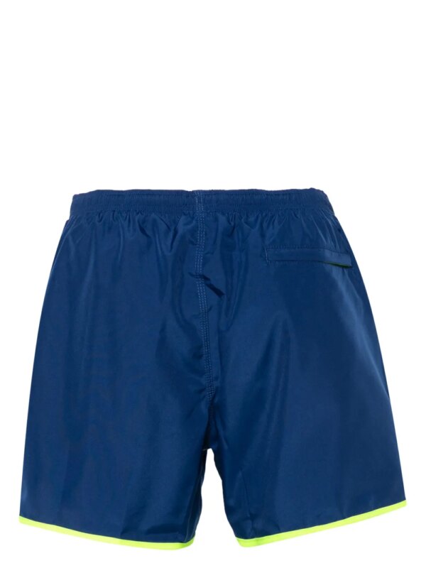 Sundek Zwembroek met contrasterende afwerking - Blauw