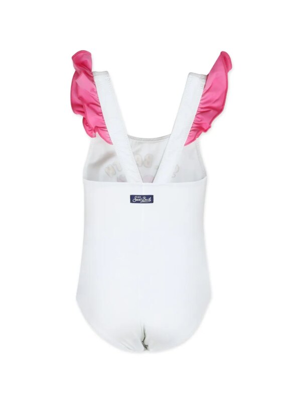 MC2 Saint Barth Kids x My Little Pony badpak met logoprint - Wit