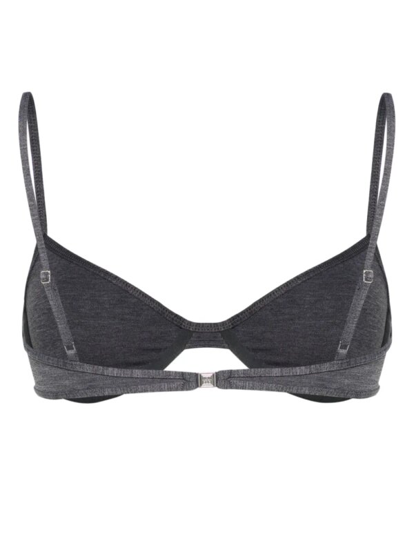 TOTEME Bikinitop met mélange-effect - Grijs