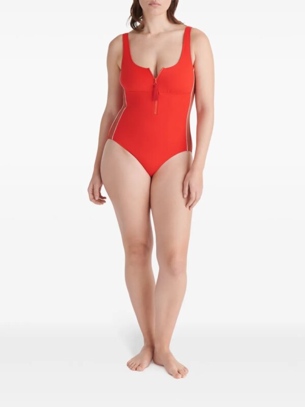 ERES Badpak met vierkante hals - Rood