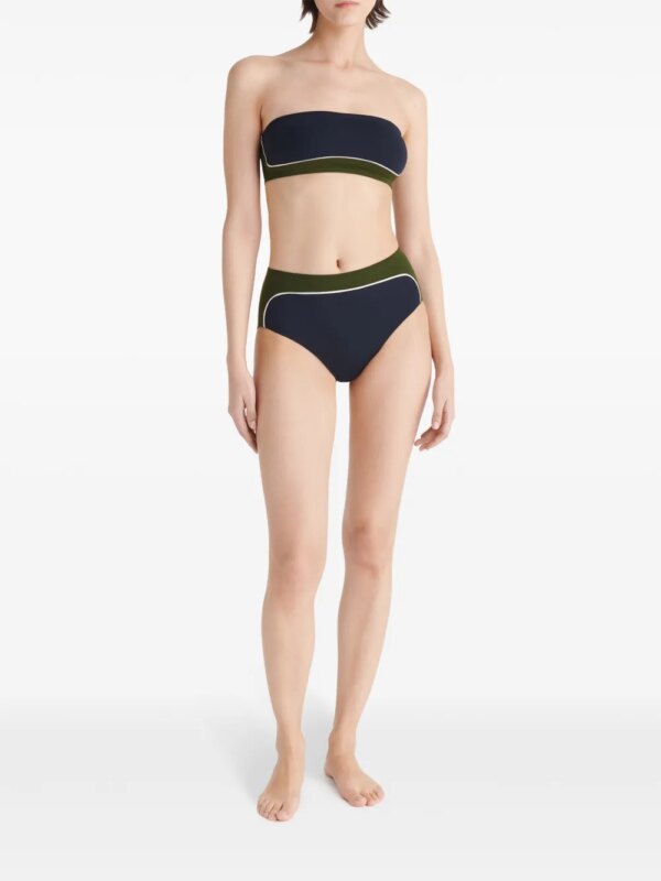 ERES Club Bandeau contrasterende bikinitop - Blauw