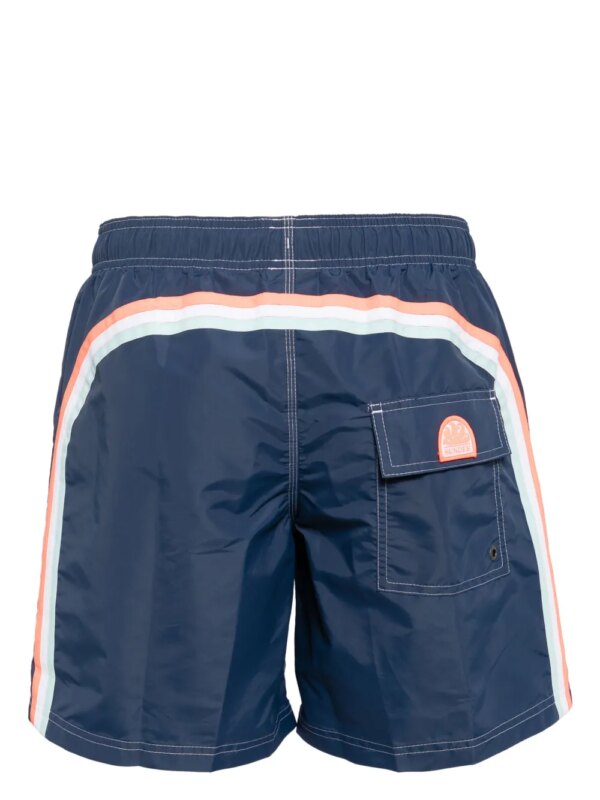 Sundek Zwembroek met streep - Blauw