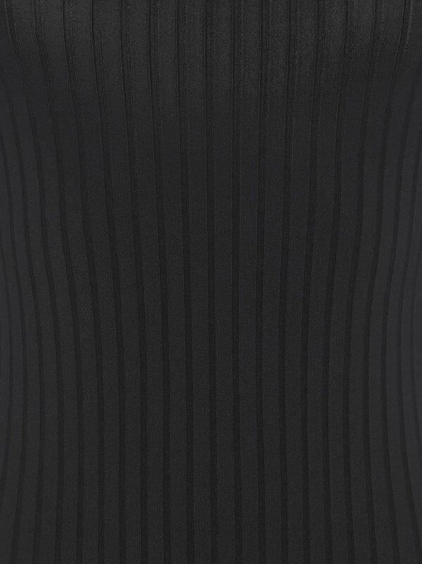 ERES Tropicalia geribbeld badpak - Zwart