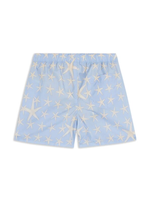 Versace Kids Zwembroek met Medusa print - Blauw