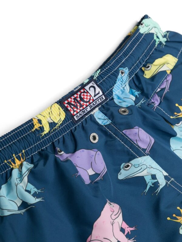MC2 Saint Barth Kids Zwembroek met print - Blauw