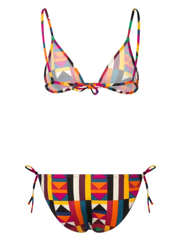 ERES Imprime Kaleido bikini met soleilprint - Geel