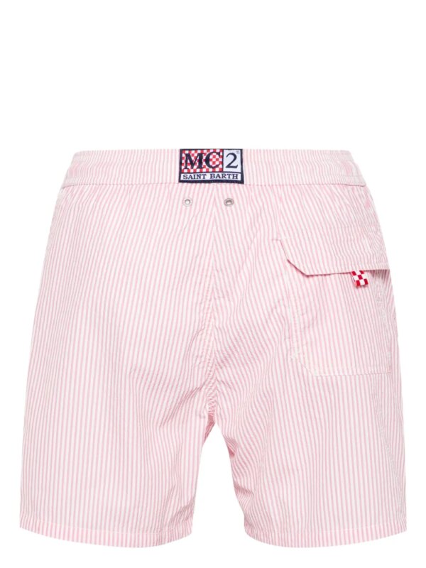 MC2 Saint Barth Patmos gestreepte zwembroek - Roze