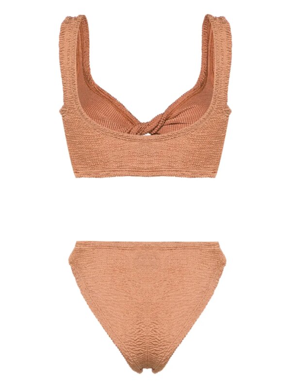Hunza G Gekreukte bikini - Bruin