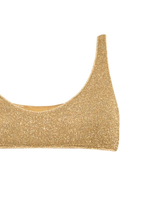 Oséree Lumiere Sporty 90s lurex bikini - Goud