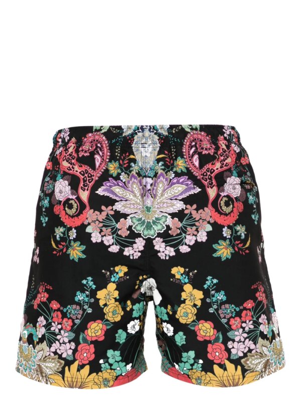 Camilla Zwembroek met print - Zwart
