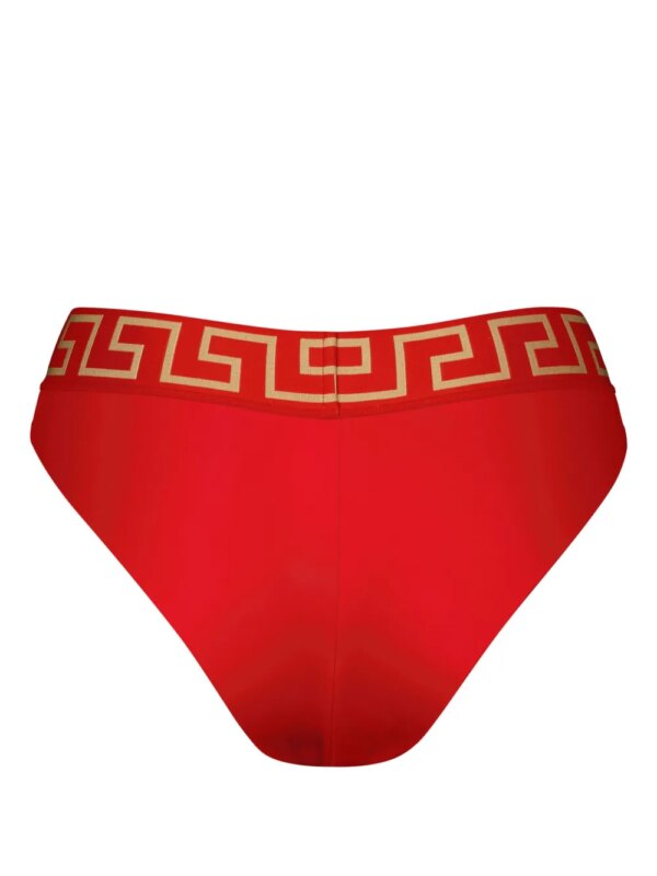 Versace Bikinislip met Greca-print - Rood