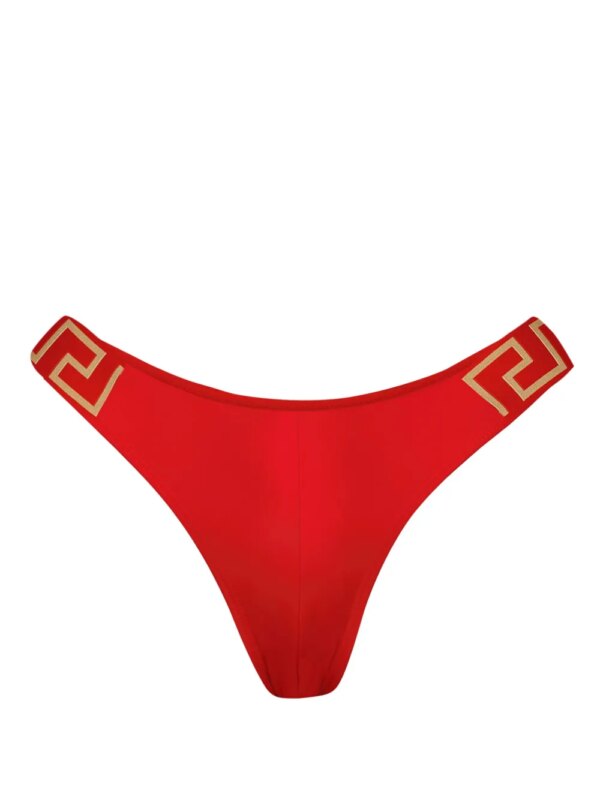 Versace Bikinislip met Grieks detail - Rood