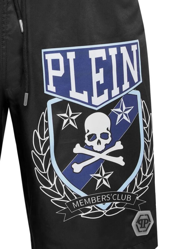 Philipp Plein Skull & Bones zwembroek - Zwart