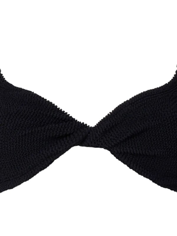 Hunza G Gekreukte bikini - Zwart