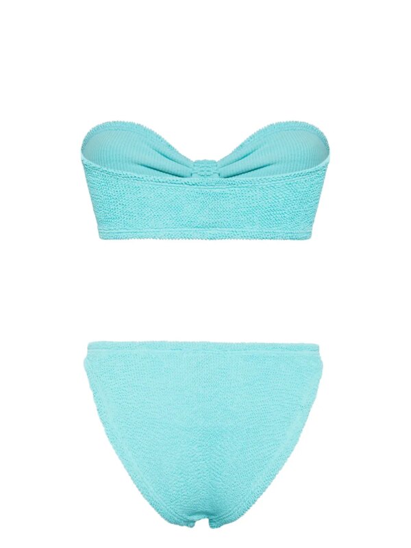 Hunza G Jean gekreukte bikini - Blauw