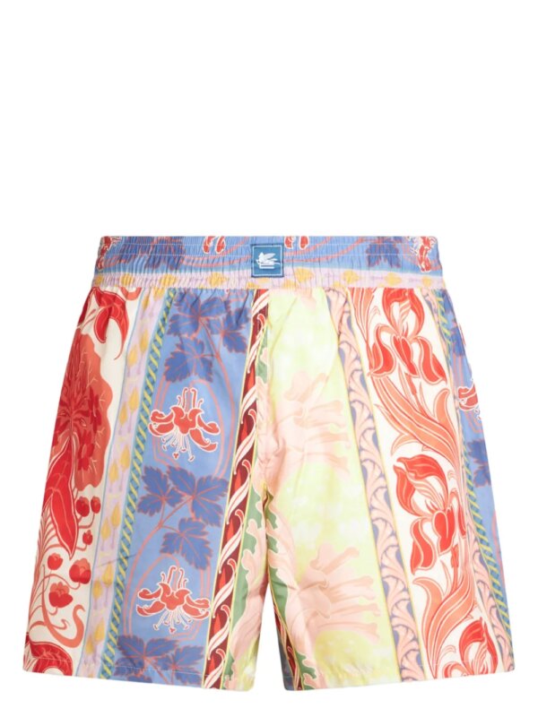 ETRO Zwembroek met print - Beige