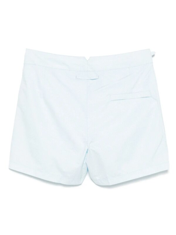 GUSARI London zwembroek met print - Blauw