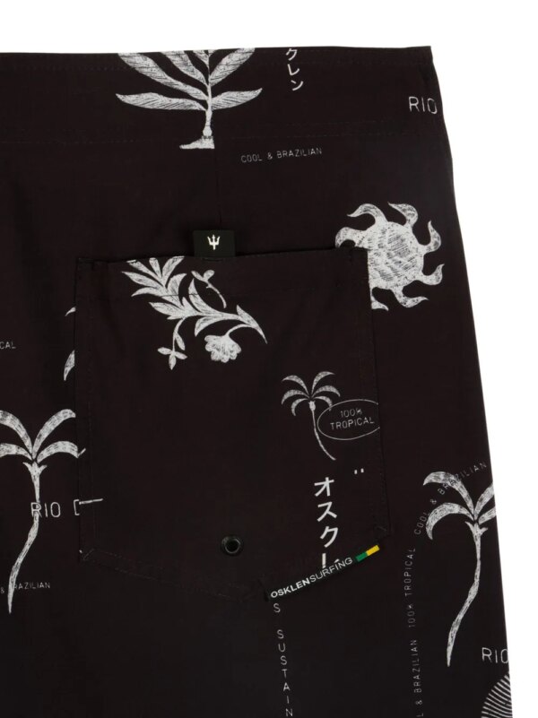 Osklen 1989 Surf bermuda shorts - Zwart