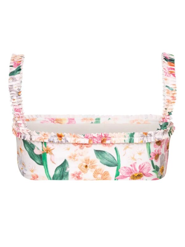 Agua By Agua Bendita Olmo Jardinera bikinitop - Wit