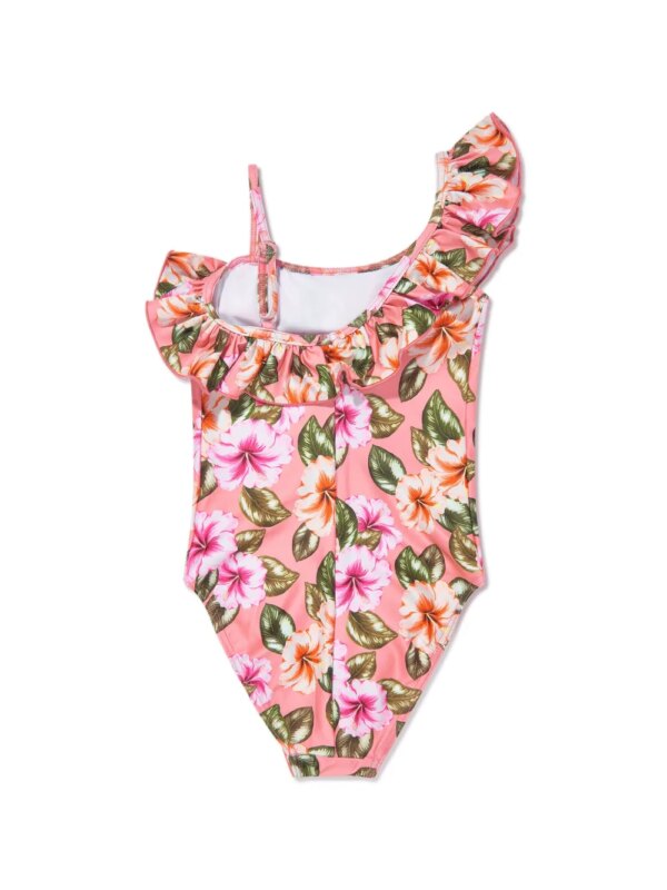 SELINIACTION KIDS Badpak met bloemenprint - Roze