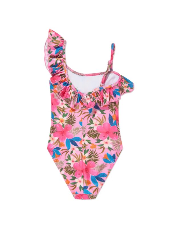 SELINIACTION KIDS Asymmetrisch badpak - Roze