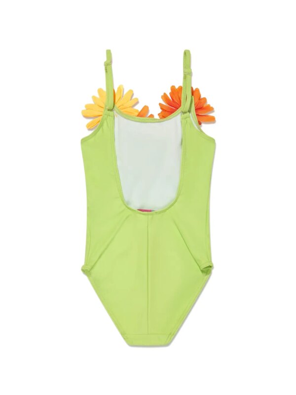 SELINIACTION KIDS Badpak met bloemenpatch - Groen