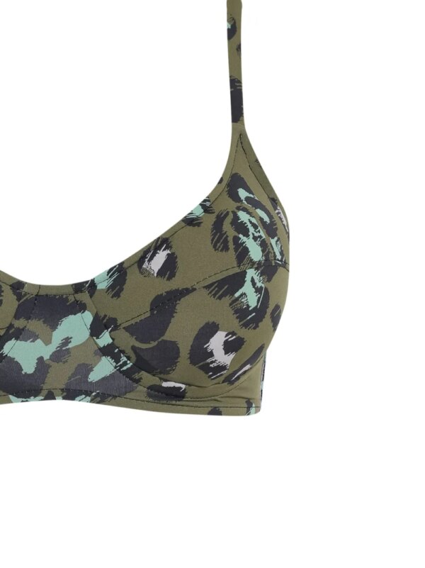 Brigitte Bikini met luipaardprint - Groen