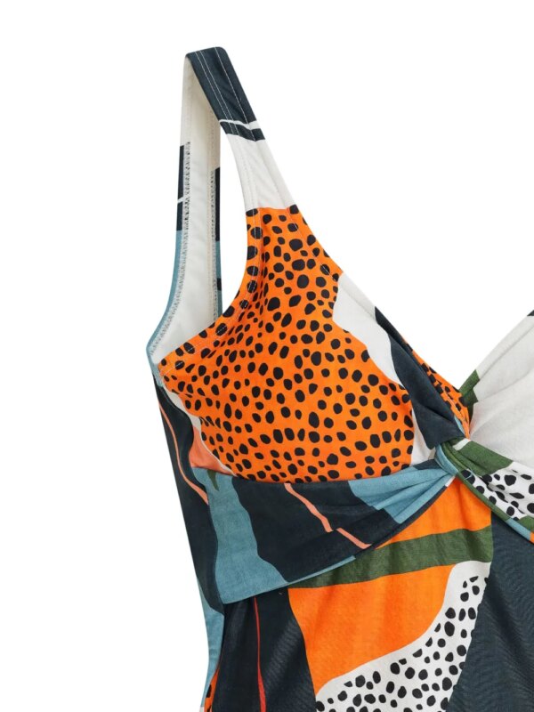 Lygia & Nanny Adriana badpak met print - Wit