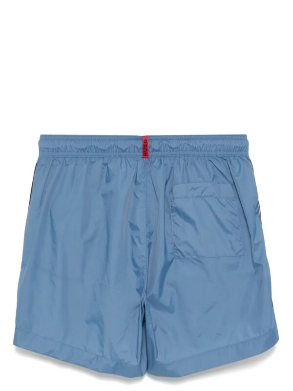 HUGO Zwembroek met logo - Blauw