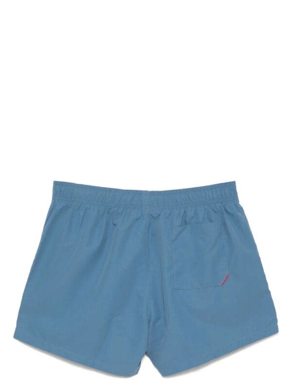 BOSS Zwembroek met logoprint - Blauw