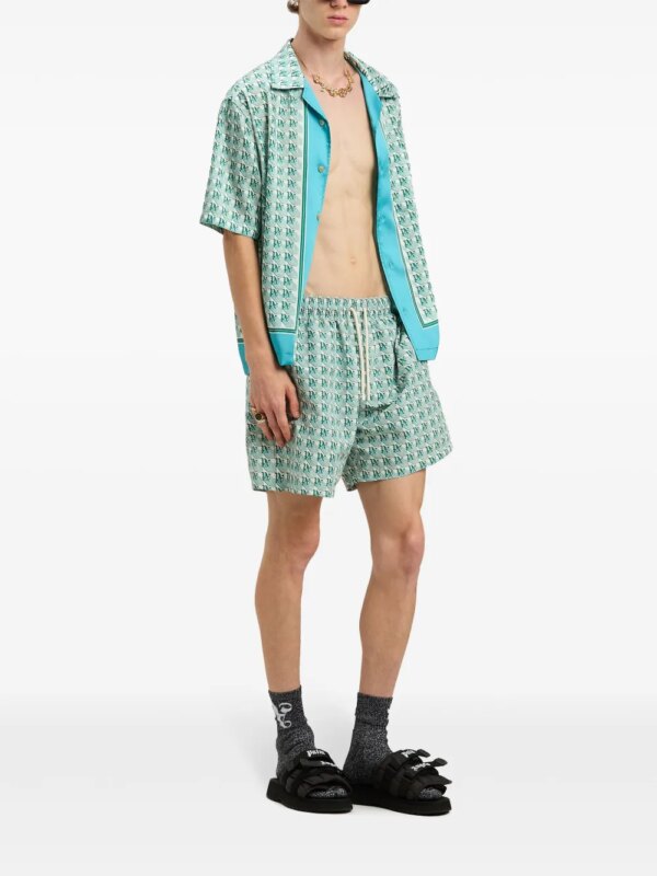 Palm Angels PA Diamonds zwembroek - Groen