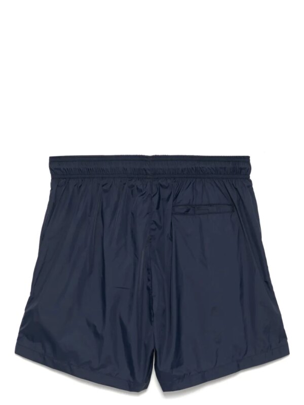 BOSS Zwembroek met logoprint - Blauw