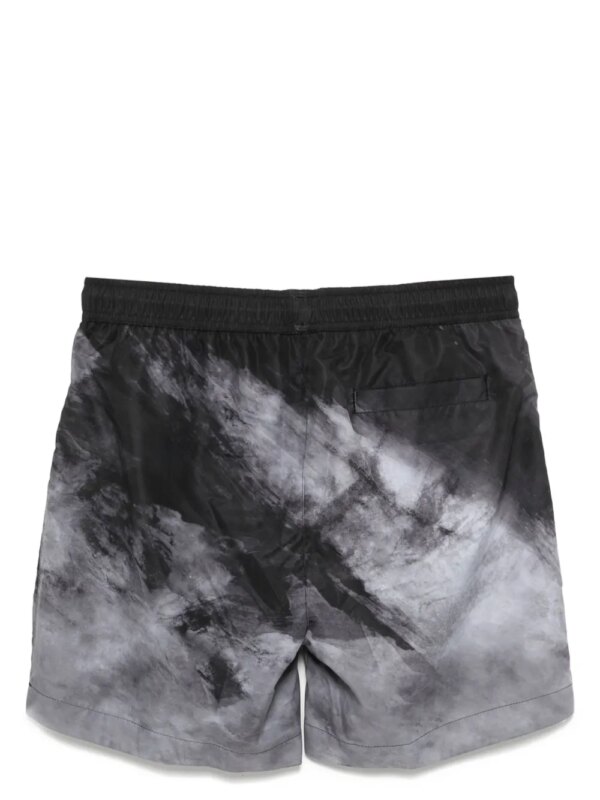 BOSS Zwembroek met print - Grijs