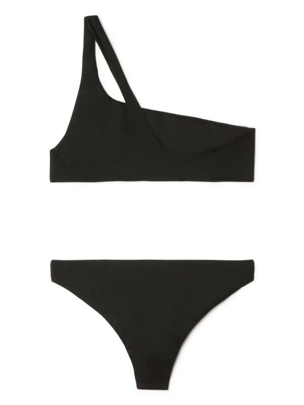 Off-White Bikini met logoprint - Zwart