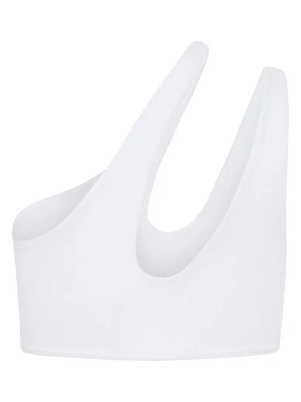 Let's Swim Asymmetrische bikinitop - Wit