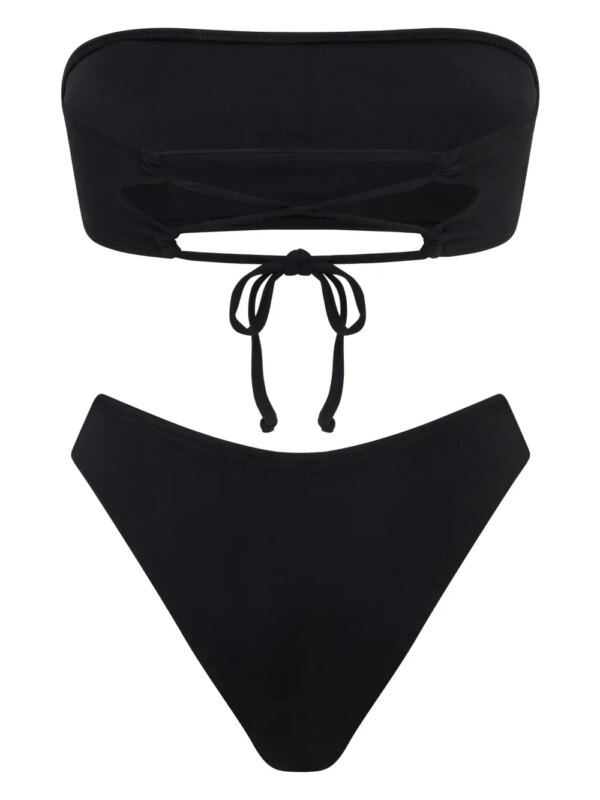 Let's Swim Bandeau bikinitop - Zwart