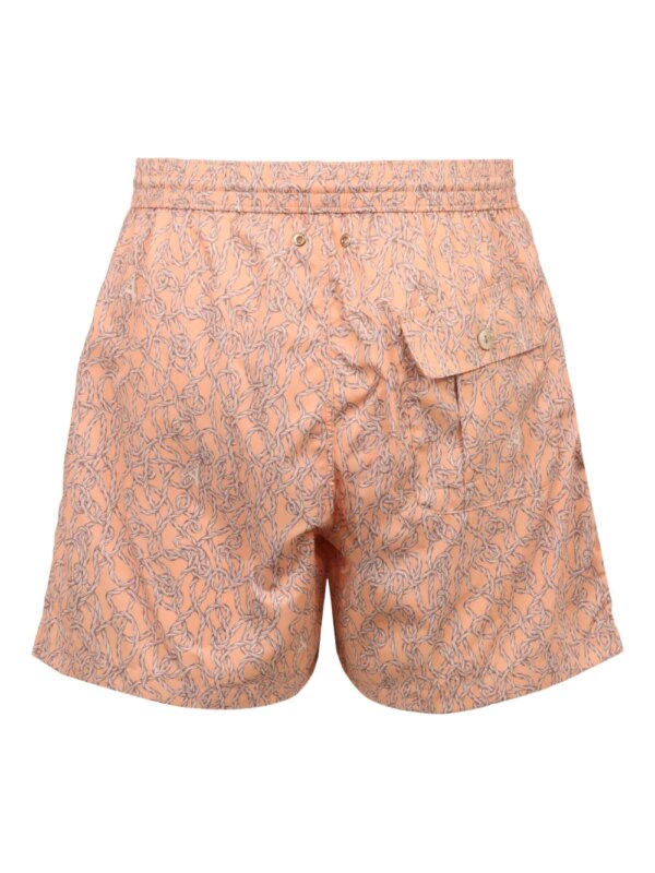 Agnona Zwembroek met trekkoord - Roze