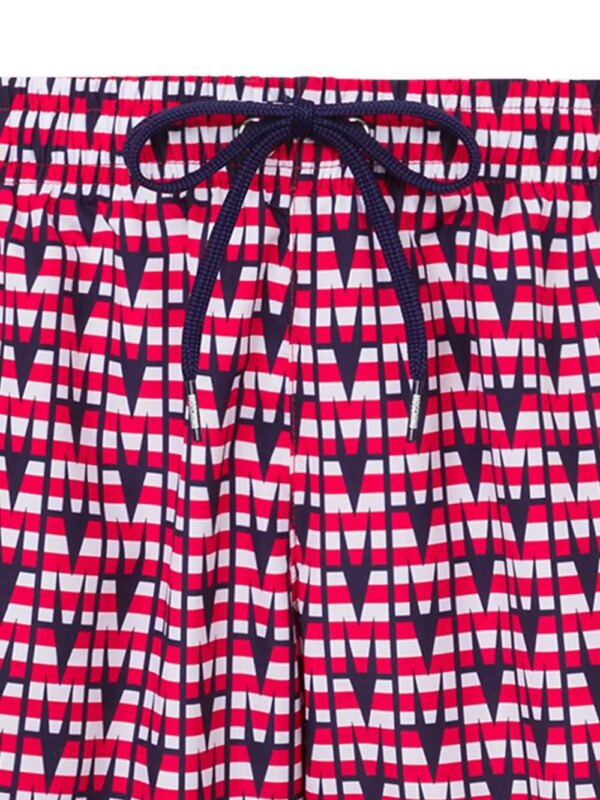 Moschino Zwembroek met patroon - Blauw