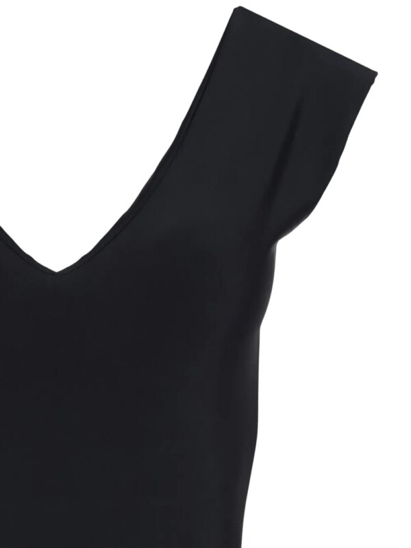 Amir Slama Badpak met gedraaid detail - Zwart