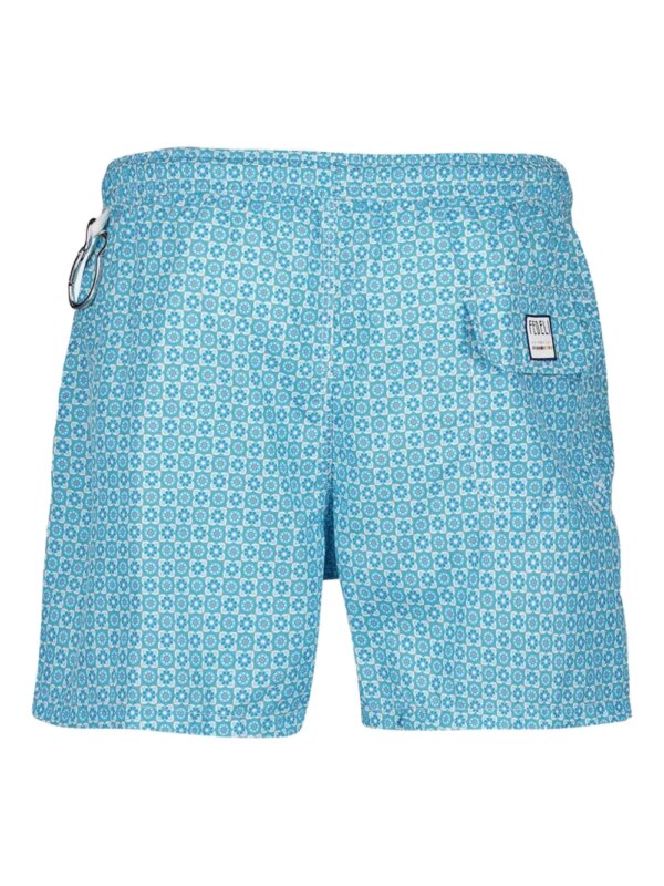Fedeli Shorts met print - Blauw