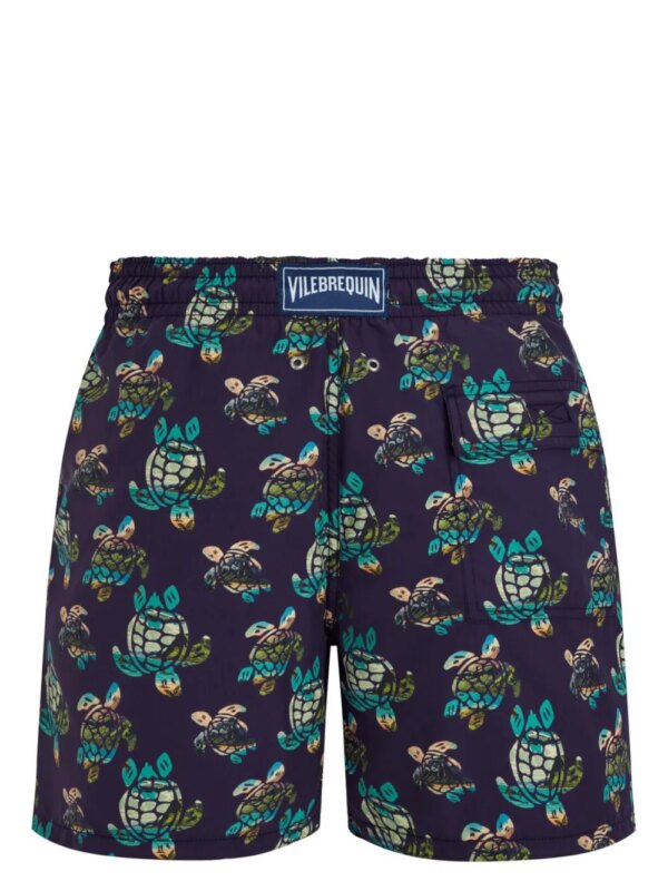Vilebrequin Landscape Turtles zwembroek - Blauw