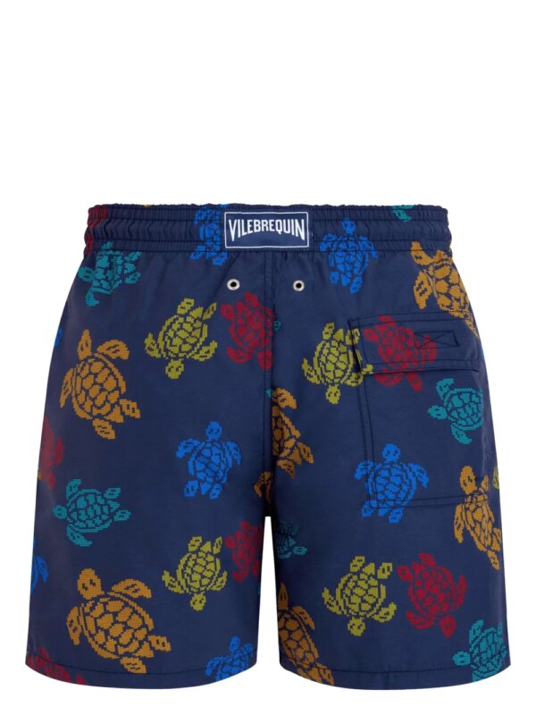 Vilebrequin x Falke Ronde des Tortues zwembroek - Blauw