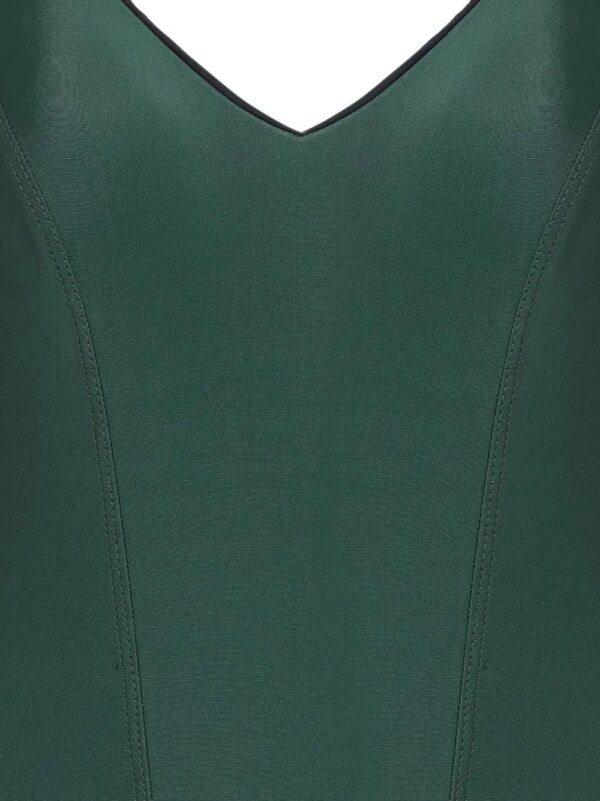 Amir Slama Badpak met V-hals - Groen